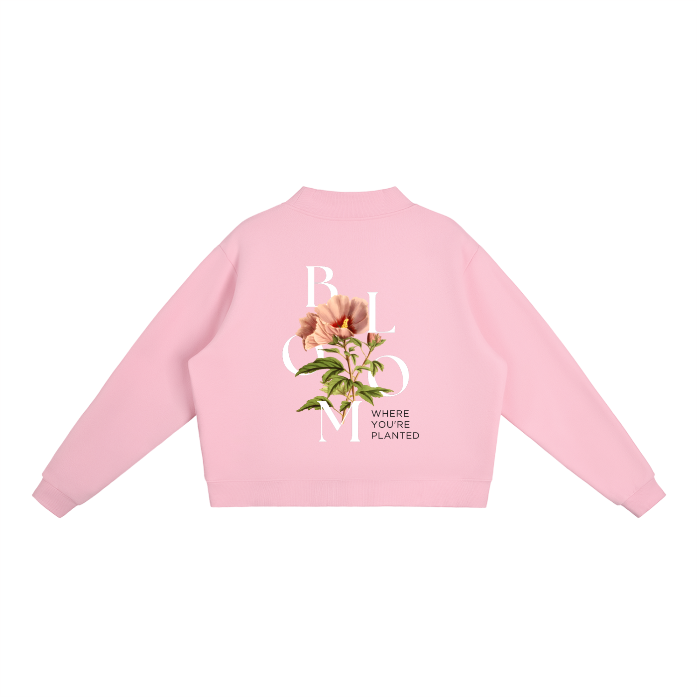 Strength Through Unity Essential Fleece Mid-Neck Crew Sweatshirt